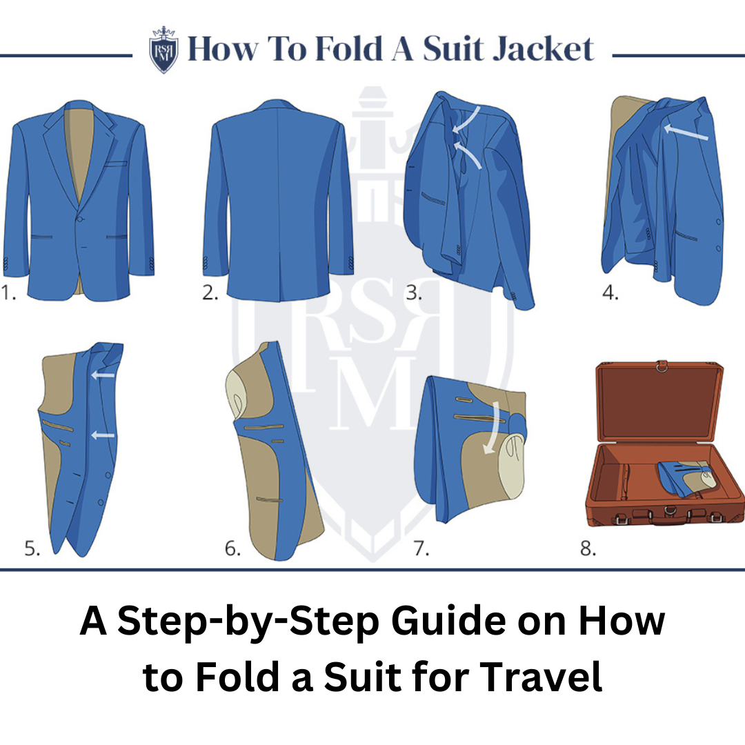A Step-by-Step Guide on How to Fold a Suit for Travel - Travel Blust