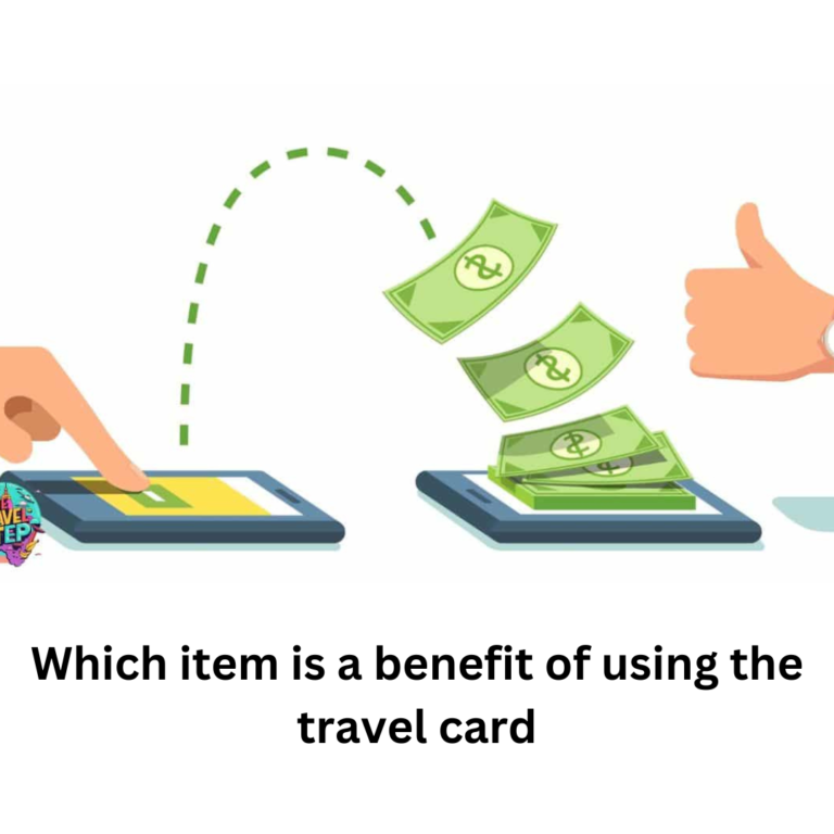 Which item is a benefit of using the travel card