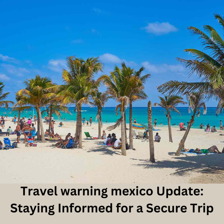 travel warning mexico